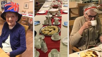 Mad Hatters tea party for Hurst Hall Residents